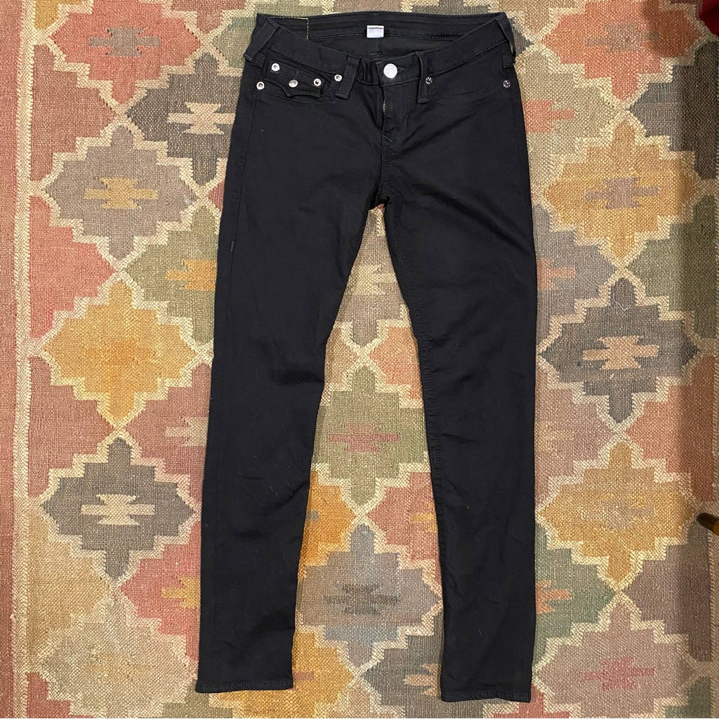 True Religion Skinny Black Jeans